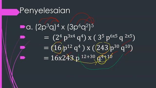 Cara Mudah Menyelesaikan Soal Bilangan Berpangkat Part II  (Perpangkatan Hasil Kali)