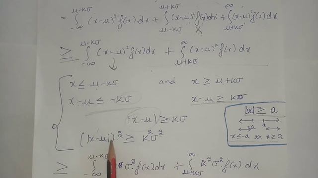 Statement And Proof Of Chebyshev's Inequality In Very Easy Explanation