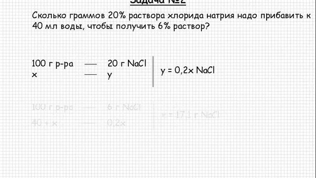 66  Общая химия Растворы Теория электролитической диссоциации  Растворы  Задача №2