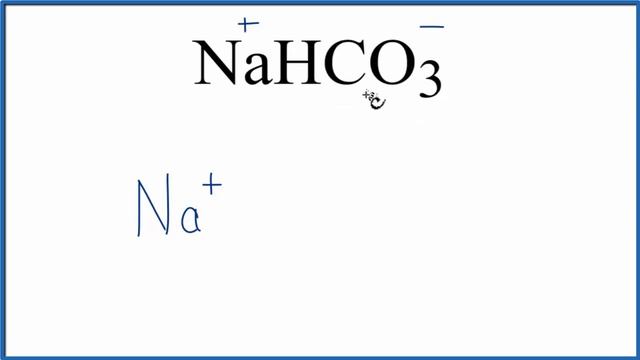 How To Draw The Lewis Dot Structure For NaHCO3  (Sodium Bicarbonate)