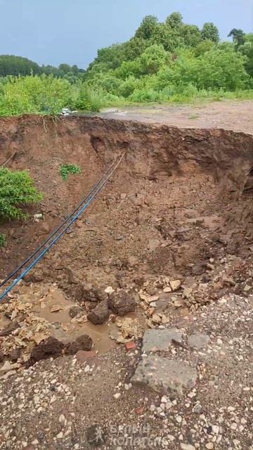 Всё размыло! Подольск после ливня июнь 2024