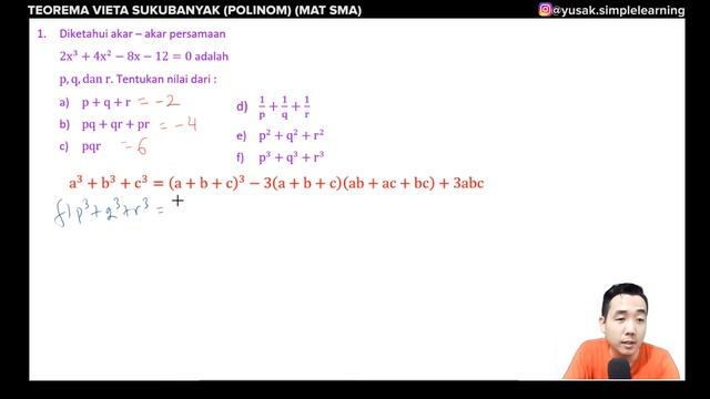 Teorema Vieta Sukubanyak (Mat SMA)