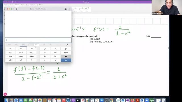 The Mean Value Theorem