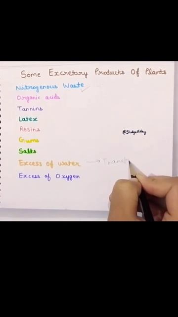Tricks to learn excretory products of Plants||What are excretory products of plants#boardexams