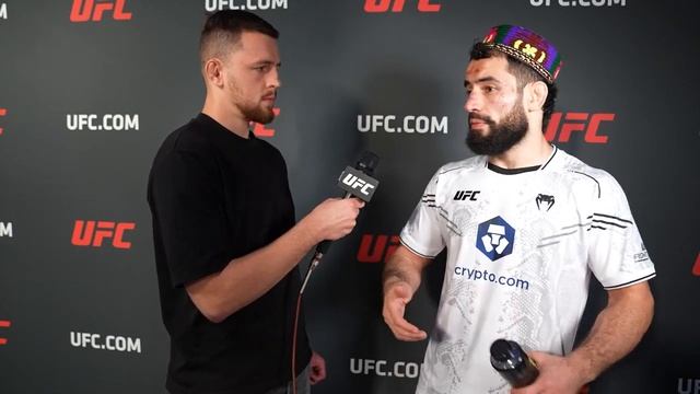 Слово после боя ра русском языке Мухаммад Наимов. Полный бой UFC294 @ufc