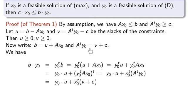 V4-07. Linear Programming. The Duality Theorem.