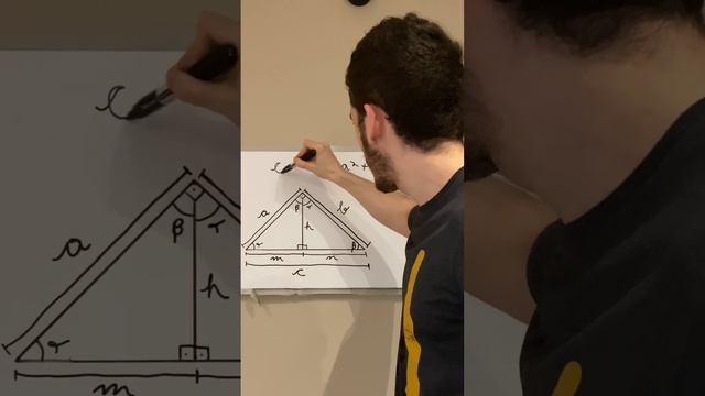 Teorema De Pitágoras #matemática #shorts