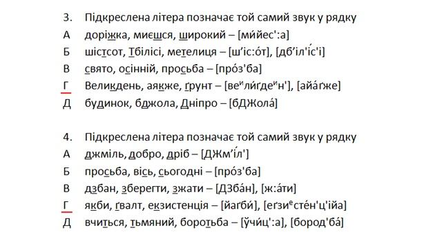 1-Підготовка до ЗНО-Українська мова-Звуки і букви. Наголос
