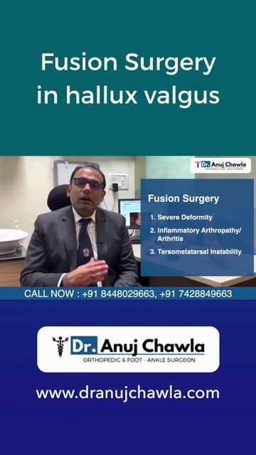 Fusion Surgery In Hallux Valgus