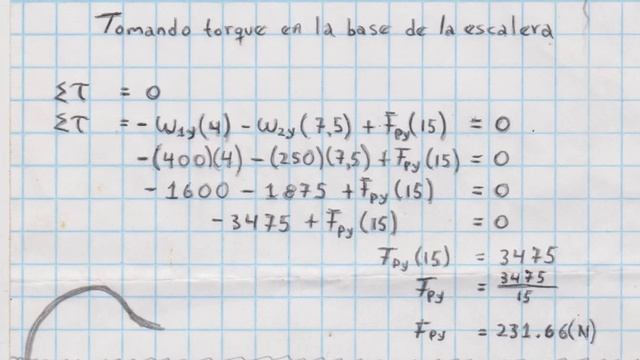 Problema De Escalera (Torque)