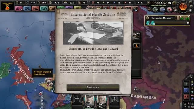 HoI IV Fuhrerreich | Норвегия [12] | Момент Истины!