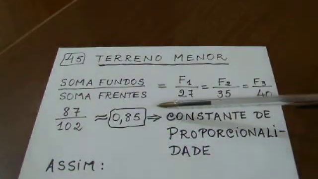 CONCURSO QUESTÃO 45 - TEOREMA DE TALES