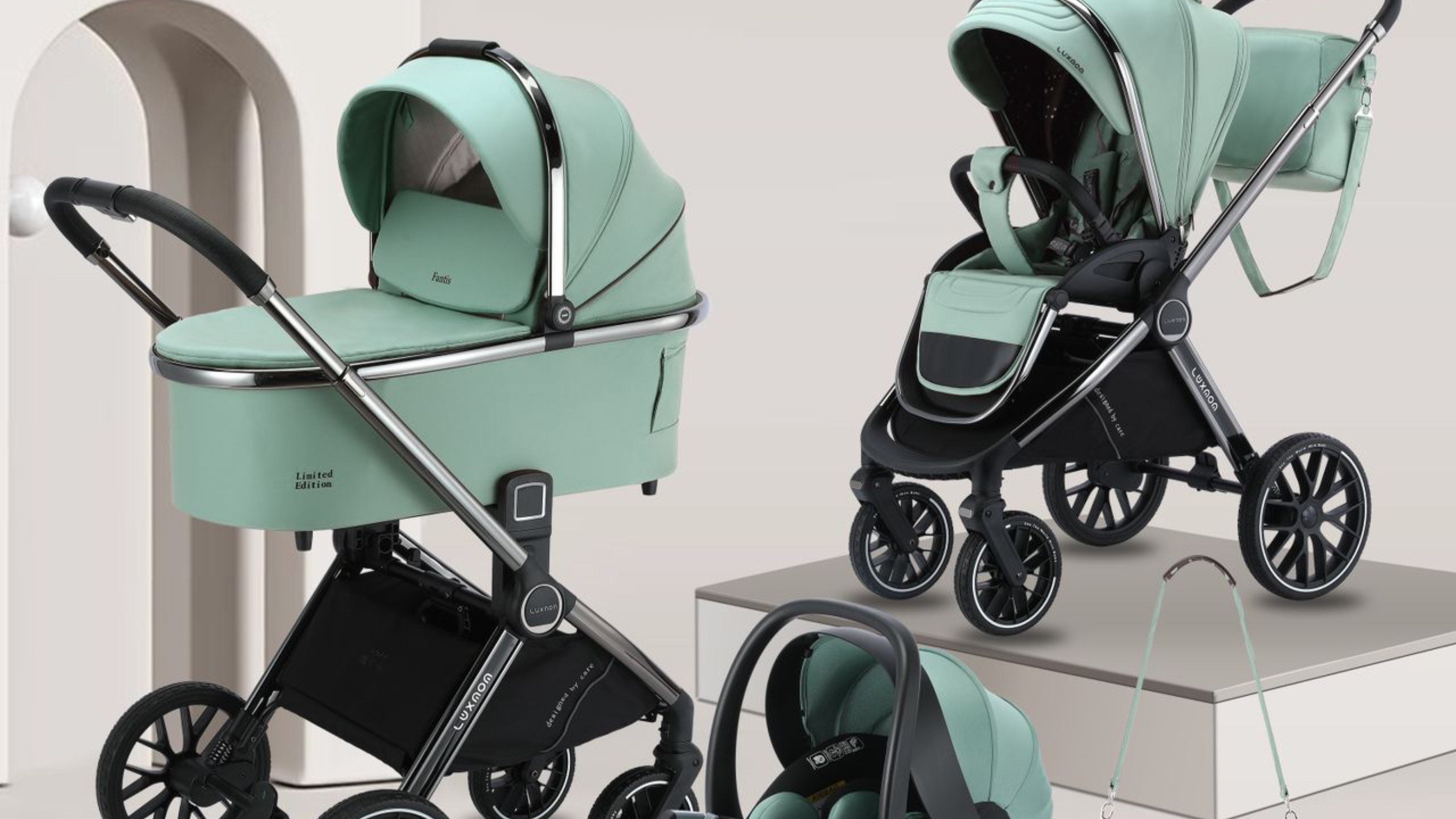 Luxmom 777 Fantis - модульная коляска с крутой автолюлькой 💣