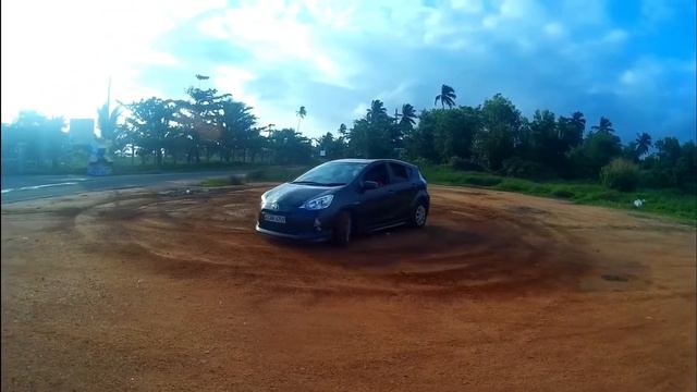 Drifting A Toyota Aqua | Drifting A Front Wheel Drive | Car Stunt