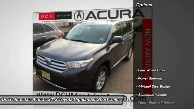 2012 TOYOTA HIGHLANDER Verona, NJ MA60296A