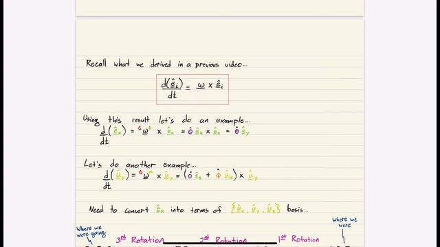 6.1 - Addition Theorem Angular Velocities Example #1