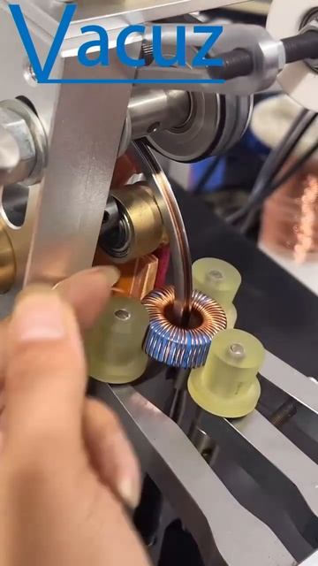 Differential Mode Toroidal Semi Automatic 6 Inches Inductor Coil Belt Type Winding Machine For Sale