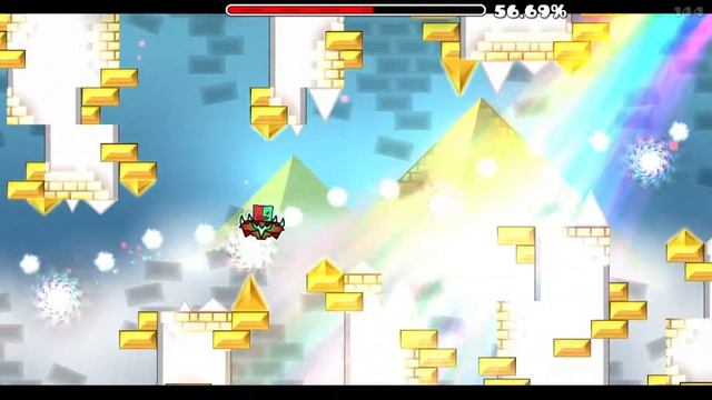 ''What Is It'' 100% (Easy Demon) By Booglee [1 Coins] | Geometry Dash [22]