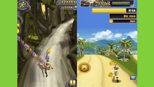 Temple Run Lost Jungle Scarlett Fox Vs Danger Dash || Android IPad IOS Gameplay HD IP PLAYGAME