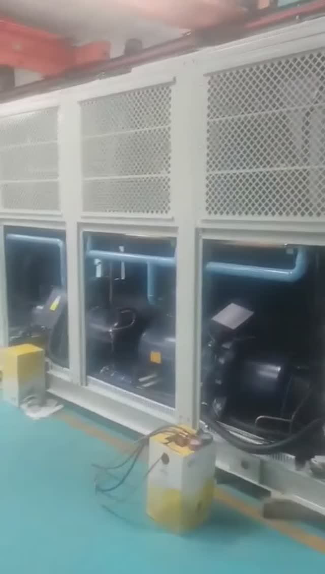 Проверка чиллера 500 кВт с фрикулингом