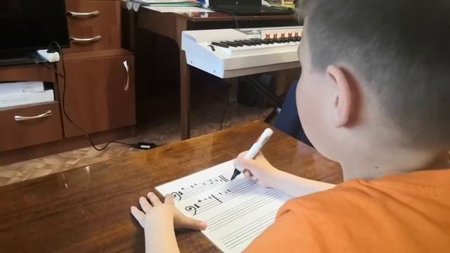 Учимся читать ноты с программой Софт Моцарт, Степан (РАС), 7 лет, развитие слуха