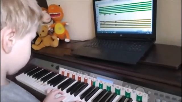 Учимся читать ноты с программой Софт Моцарт, Денис, 7 лет