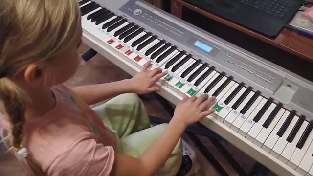 Учимся читать ноты с программой Софт Моцарт, Елена, 7 лет