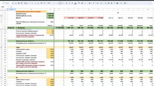 Финансовая модель интернет-магазина как построить и использовать