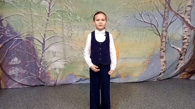 Аристова Ксения, 8 лет. В. Берестов 