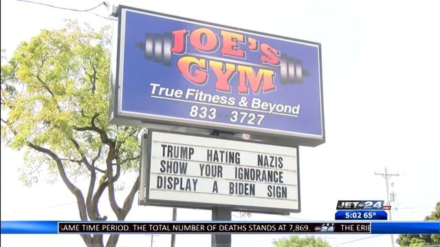 Local Business Sign With Political Message Sparks Mixed Reactions From The Community, Business Owne