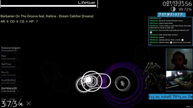 [Osu!] Barbarian On The Groove Feat. Kahina - Dream Catcher [Insane] + [%99.59]