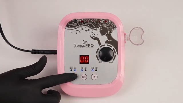 Професионална електрическа пила за нокти Expert Nails 35 000 RPM - SensoPRO Milano черна
