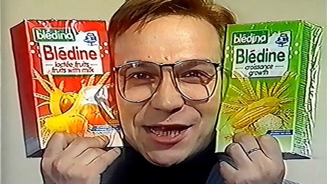 Реклама детского питания Bledina. 1992 г.