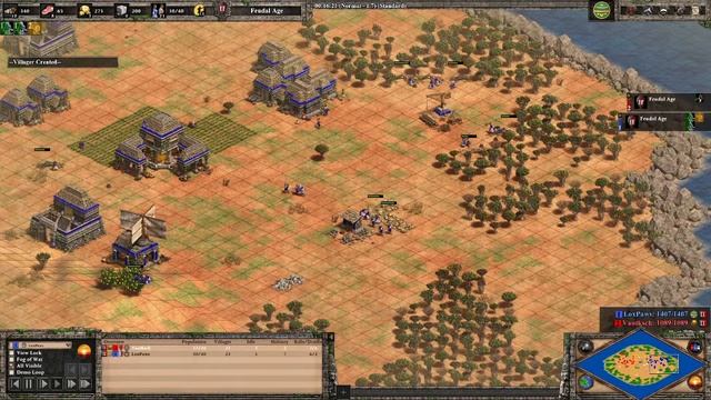 AOE2 DE: Aztecs Vs Khmer - Socotra - Eagle Pressure