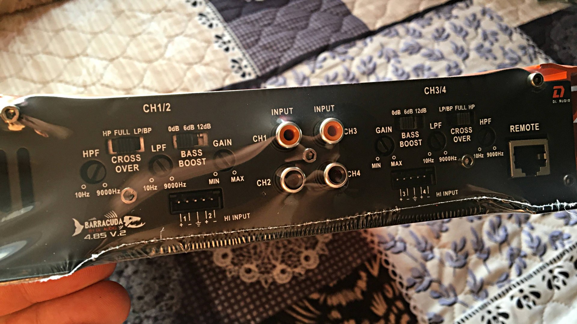 Обзор усилителя DL Audio Barracuda 4.85 V.2. + провода для подключения DL Audio Piranha WK 84.