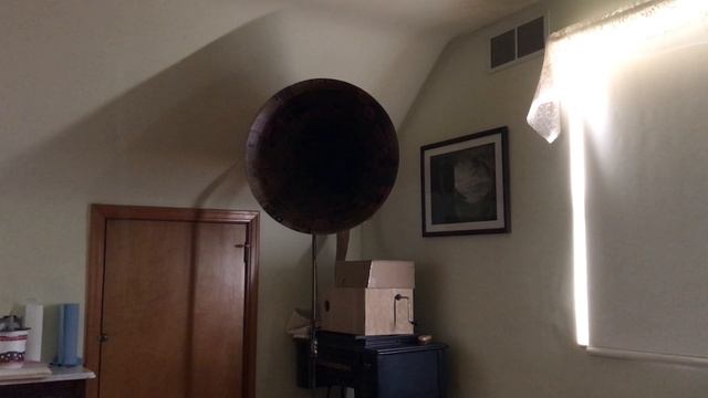 Homemade Exponential Horn Gramophone Test--The Lamp Lighters--Joseph Samuels And Frank Banta