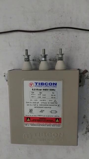 6 Kvar Capacitor Connection 1