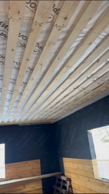 Монтаж пароизоляции