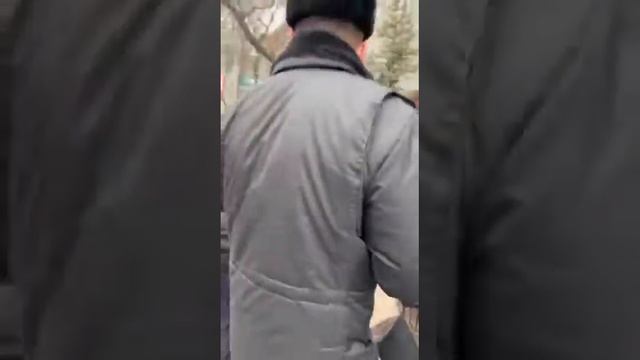 Задержание на Арбате в Алматы