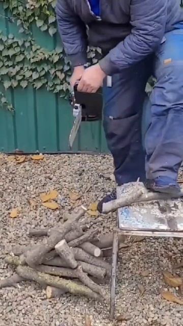 Насадка цепная пила на болгарку.