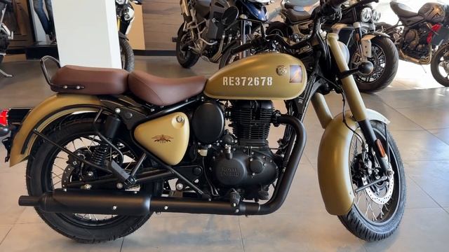Royal Enfield Classic 350 Signals Desert Sand