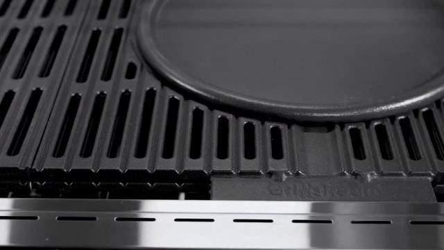 Grillstream Gourmet 6 Burner BBQ : Hybrid with steak shelf stainless steel