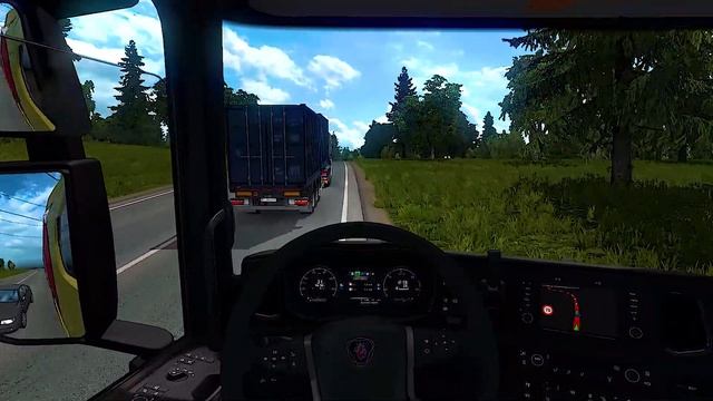 Из Вильнюса в Слуцк на Скамейке! Копим на первый грузовик! (ЕТС 2 (1.38), RusMap)