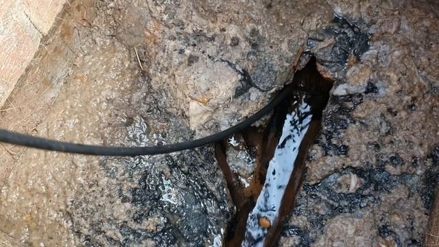 Blocked Manhole Sewage Juice #blockeddrains #drainunblocking #sewage