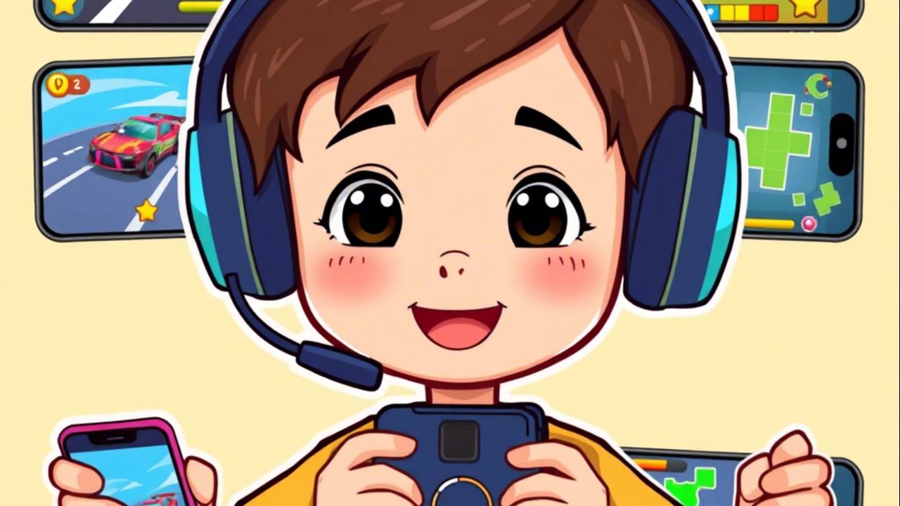 Я играю три мобильные игры