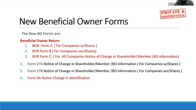 Presentation On The Companies (Amendment) Act 2023