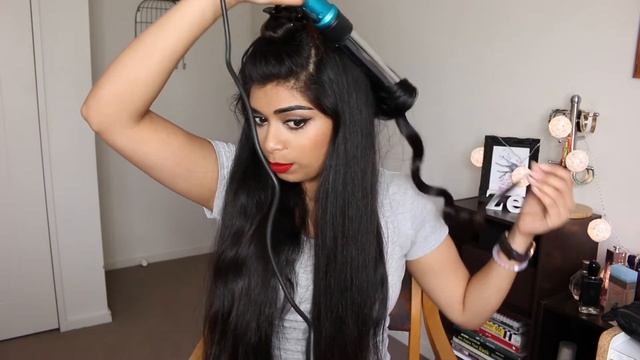 How I Curl My Long Hair Feat NuMe Titan 3 Curling Iron Set