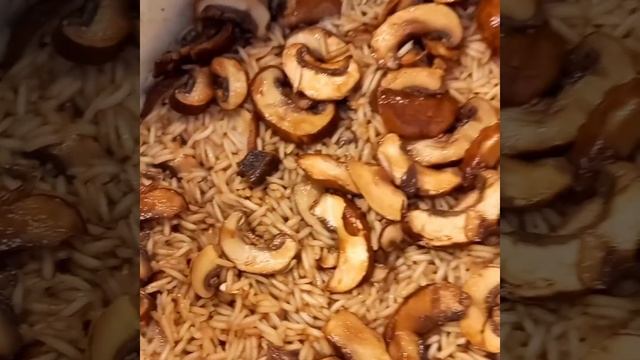 Rice Mushroom             Dinner Lunch Ideas     #shorts