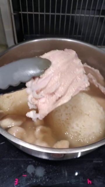 Crocodile Ribs Soup With Snow Fungus