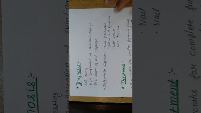 Tinea Unguium/ Unychomycosis Lecture